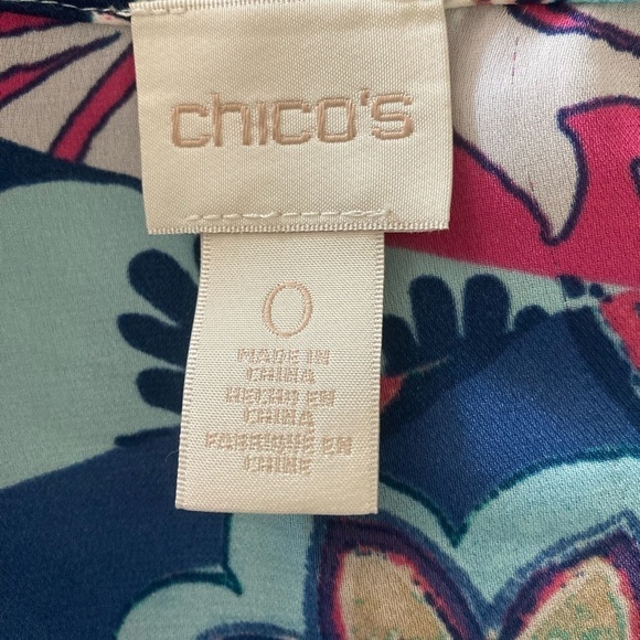 Gorgeous top size 0 Chico’s bell sleeves size 4 Small - Picture 5 of 12